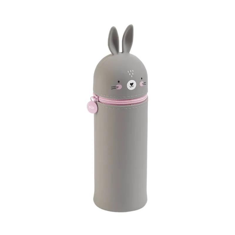 Κασετίνα Μολυβοθήκη Miquelrius Back2Fun Silicone Grey Rbbit MR19380