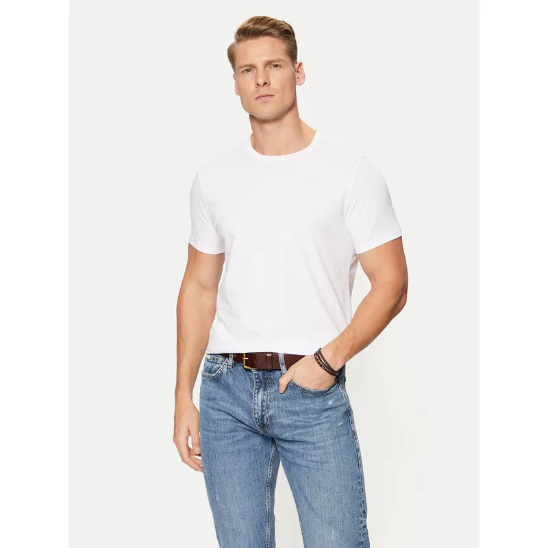 Guess T-Shirt M4GP39 K7HD0 Λευκό Regular Fit