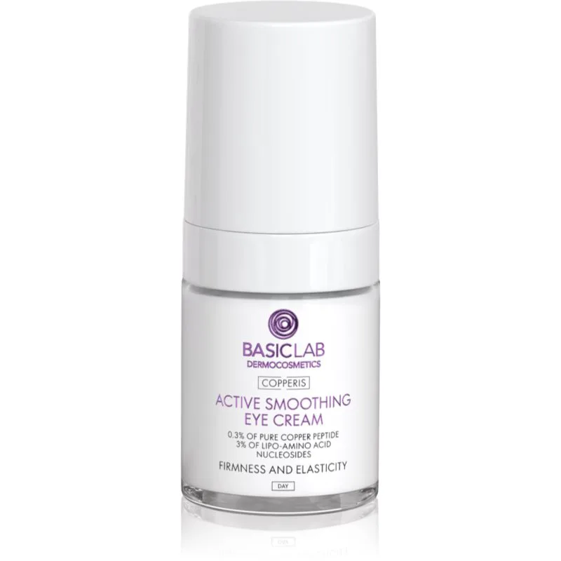 BasicLab Dermocosmetics Copperis λειαντική κρέμα ματιών μέρα 18 ml
