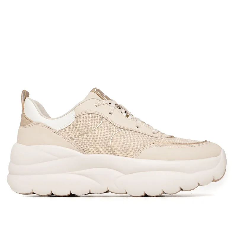 Γυναικεία Ανατομικά Sneakers Geox Xtors D651FB-09BBN-C1S2L Μπεζ