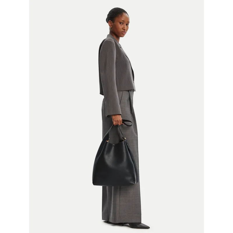 Τσάντα Tory Burch Romy Hobo 170964 Μαύρο