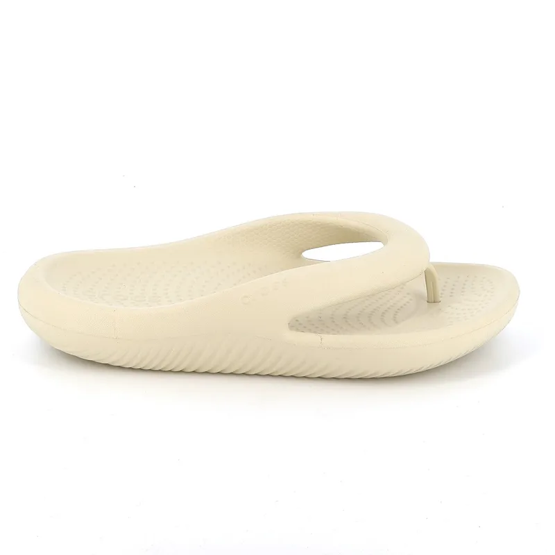 Γυναικεία Σαγιονάρα Crocs Mellow Flip Χρώματος Μπεζ 208437-2Y2