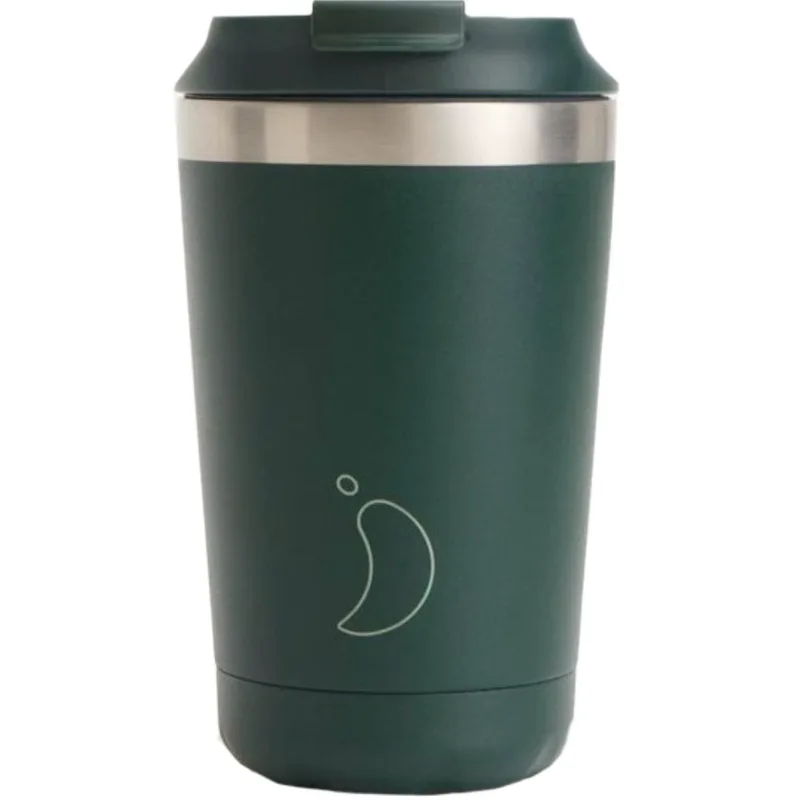 Chilly's Original Og Cc Coffee Cup Ανοξείδωτη Κούπα Θερμός για Ροφήματα 340ml - Matte Green