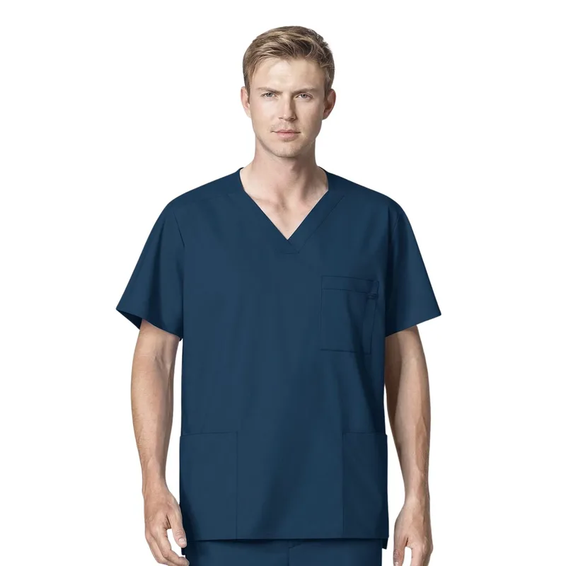Μπλούζα Ανδρική Υγειονομικών WonderWork V-Neck Wonderwink Caribbean Blue