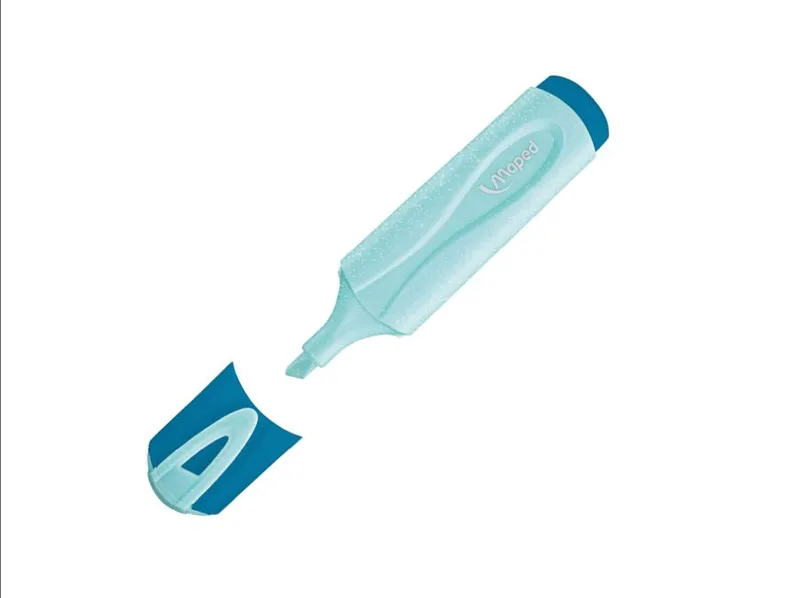 Μαρκαδόρος υπογράμμισης Maped Fluo Peps Pastel Glitter - μπλε