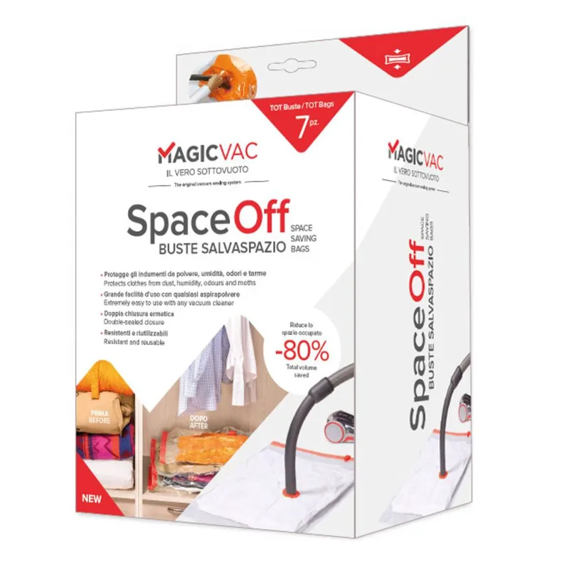 MagicVac Vakuum Kleiderbeutelset Space-Off 6 τμχ