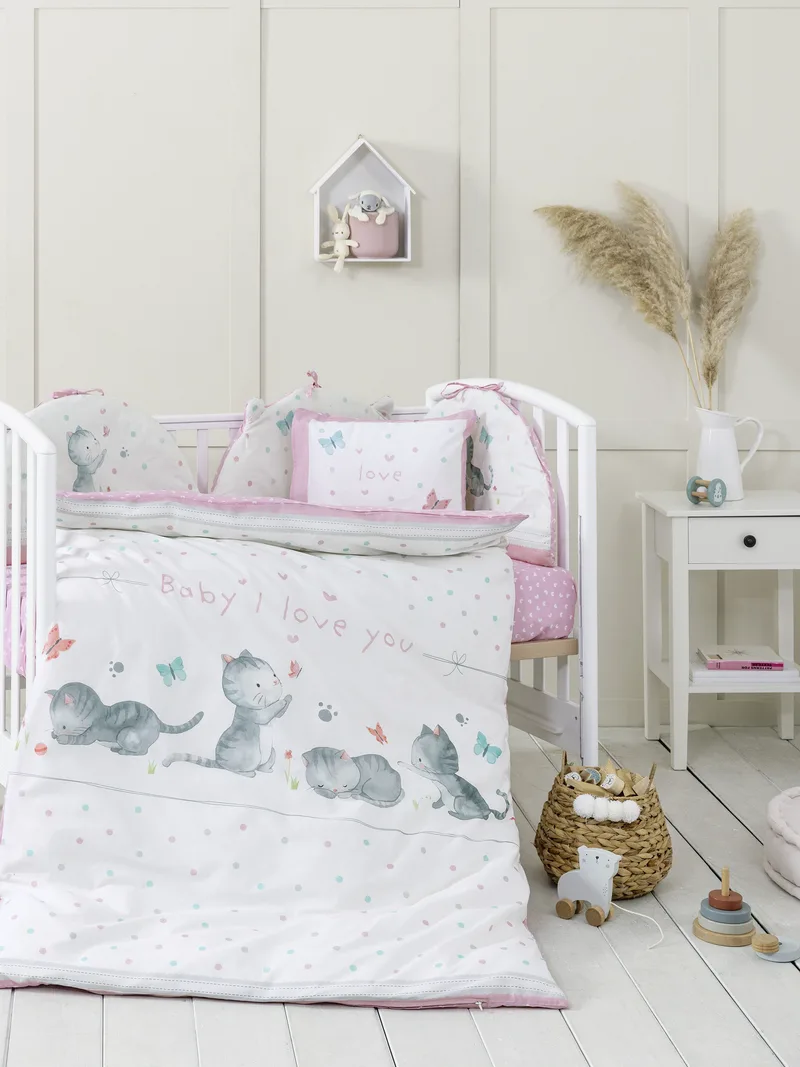 Κουβερλί Κούνιας Nima Baby Love 100x140