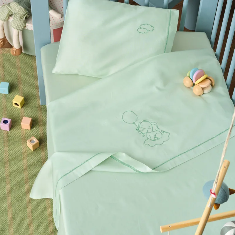 Σεντόνια Κούνιας Σετ Kentia Cocoon 10 Mint Green