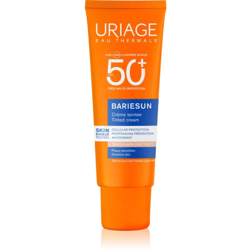 Uriage Bariésun Tinted Cream SPF 50+ προστατευτική χρωματισμένη κρέμα προσώπου SPF 50+ απόχρωση Fair tint 50 ml