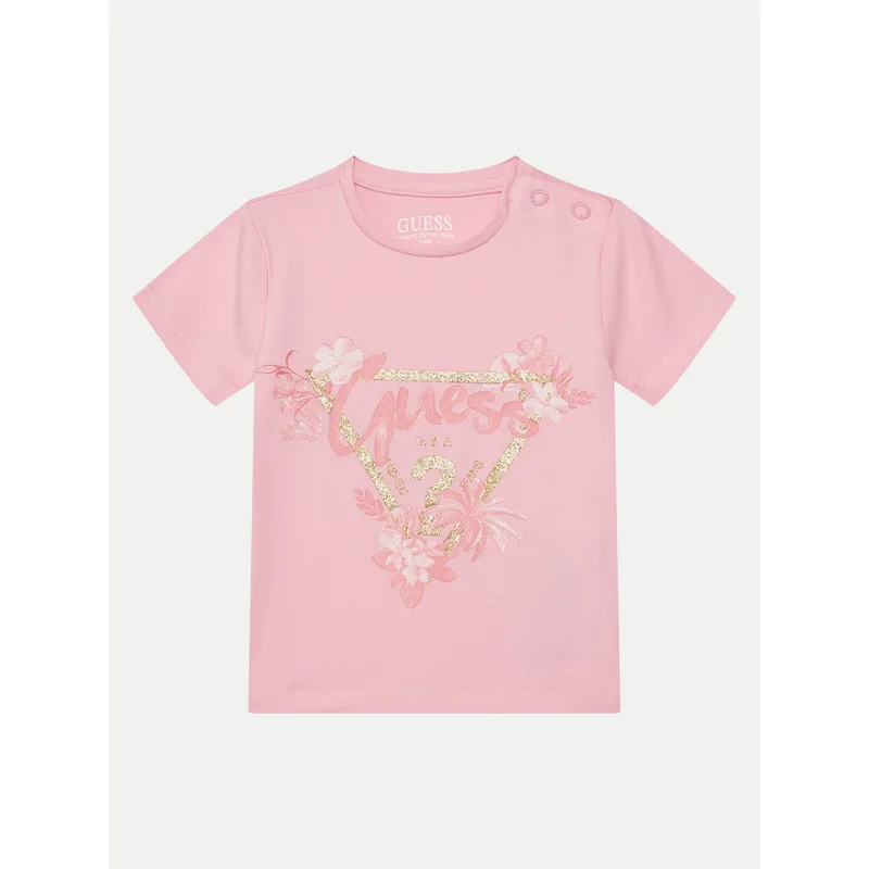 Guess T-Shirt A5GI03K6YW4 Ροζ Regular Fit