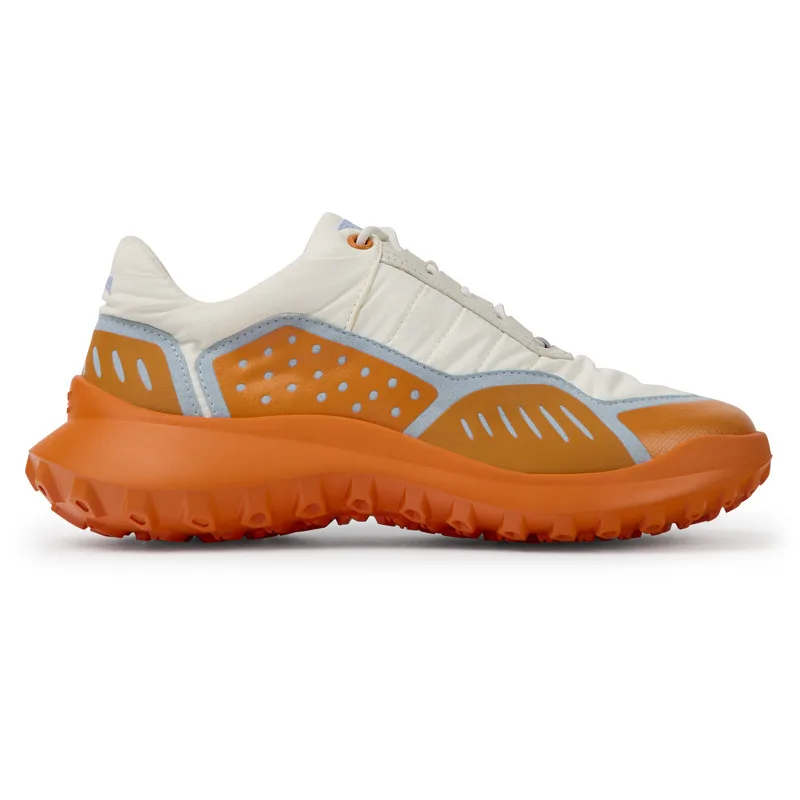 CAMPER CRCLR - Sneakers Για Γυναικεία - Λευκό,Πορτοκαλί,Μπλε, Μέγεθος 39, Cotton fabric/Smooth leather