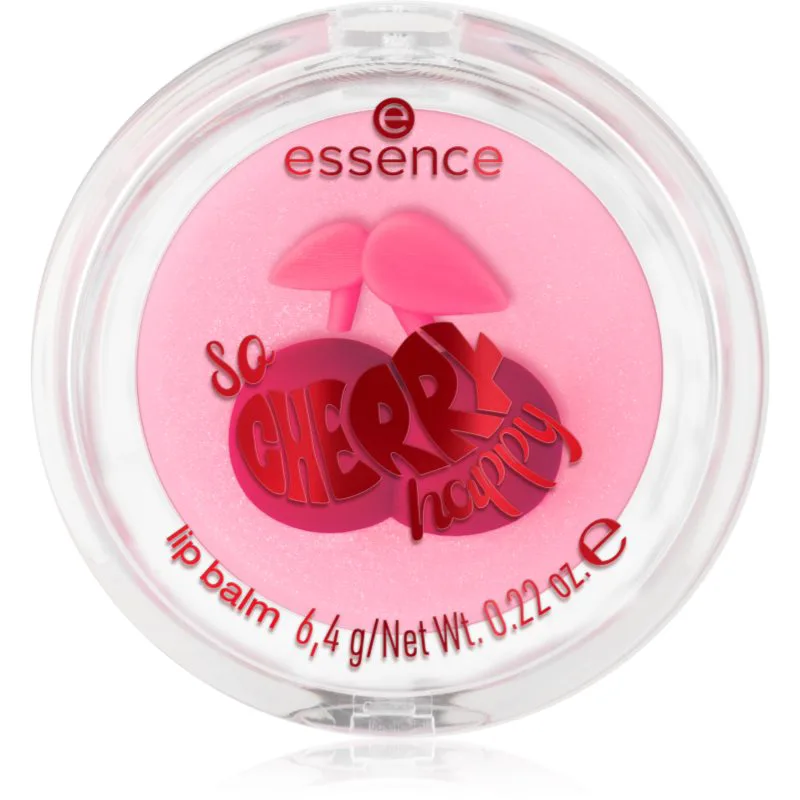 essence SO CHERRY happy Βάλσαμο για χείλη απόχρωση 01 Cheeky Cherry 6.4 γρ