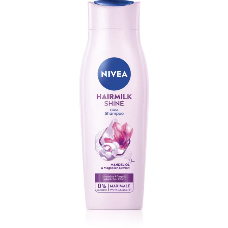 NIVEA Hairmilk Shine περιποιητικό σαμπουάν 250 ml