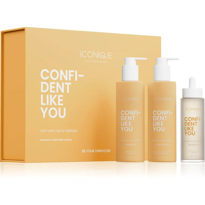 ICONIQUE Professional CONFIDENT LIKE YOU Anti-Hair Loss & Thinning Set Σετ ενάντια στη τριχόπτωση