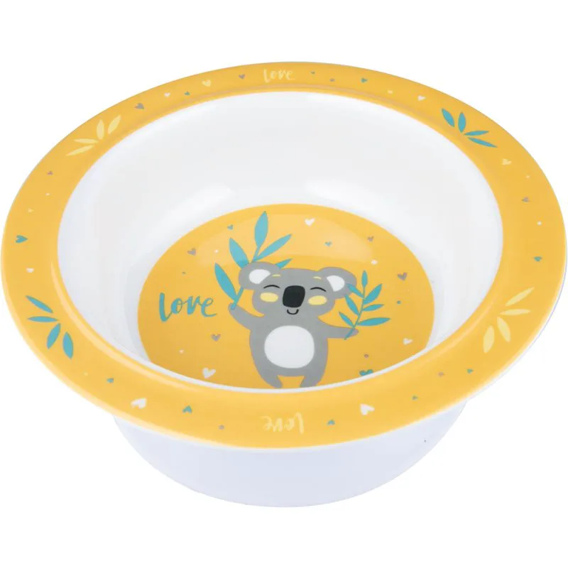 Canpol babies Exotic Animals Bowl μπολ με βεντούζα Yellow 270 ml