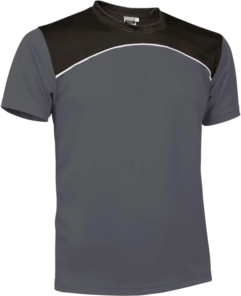 Τεχνικό T-Shirt MAURICE Valento CAVAMAUGB_kids Charcoal Grey-White-Black