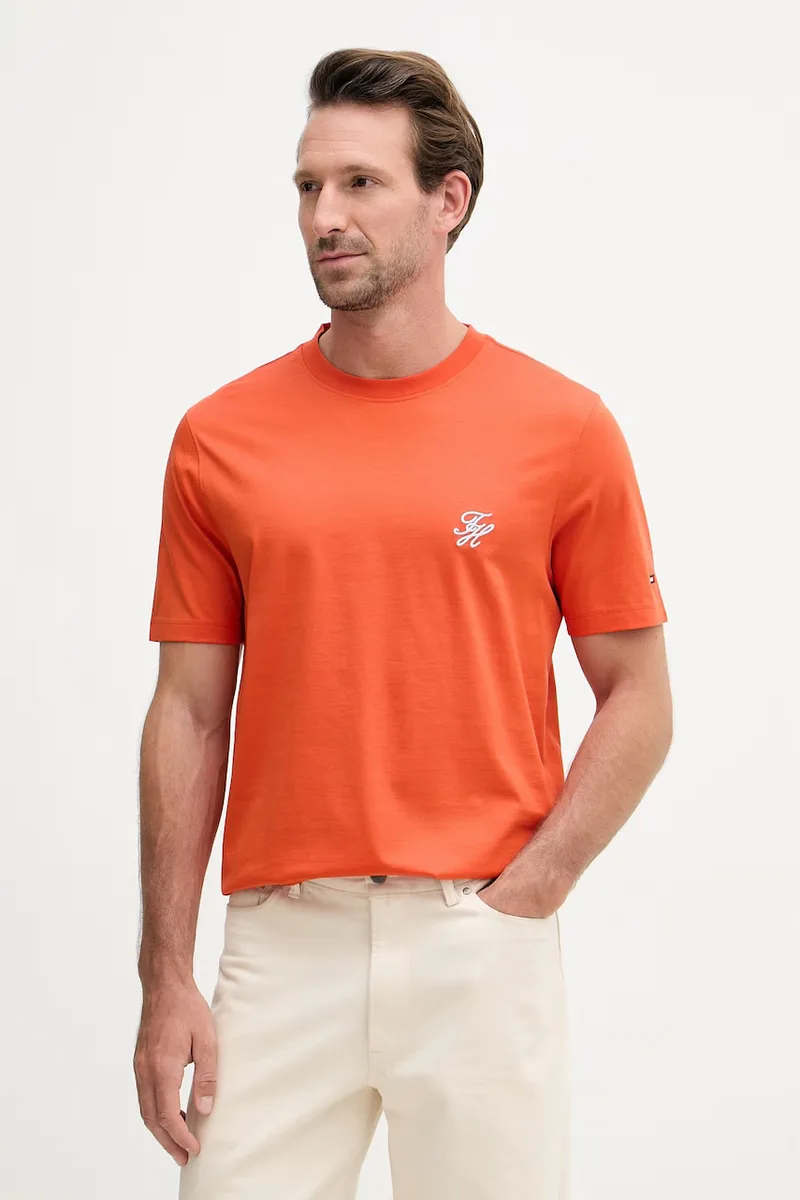 Tommy Hilfiger basic t-shirt ανδρικό βαμβακερό SUMMER