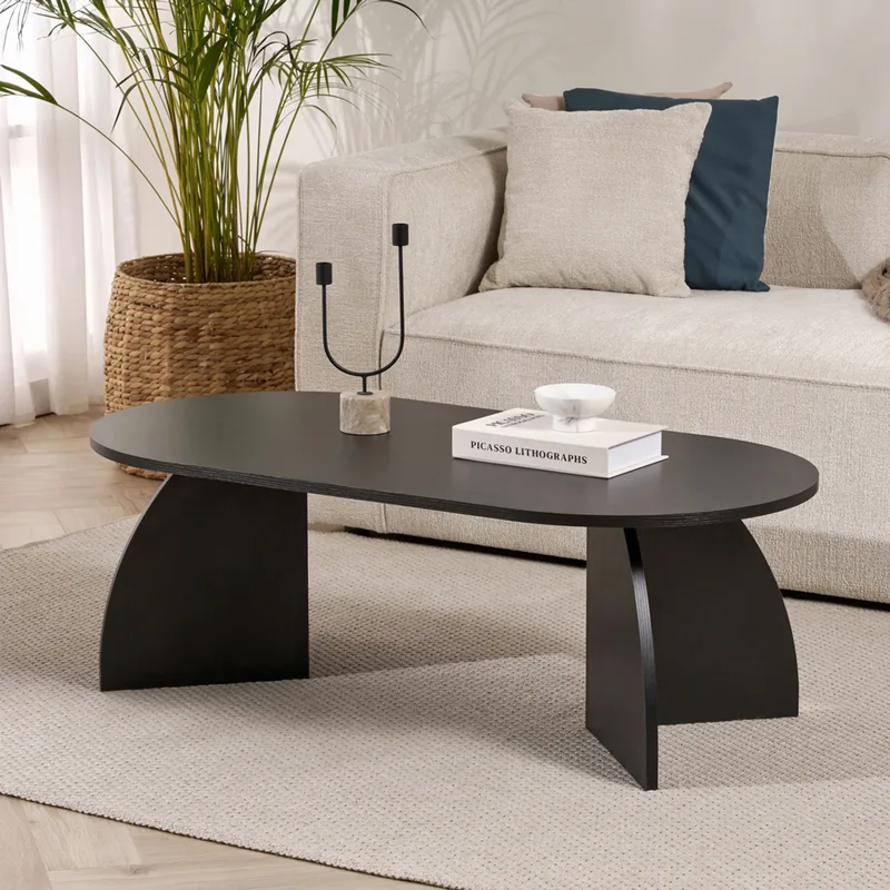Τραπεζάκι Σαλονιού Melina - Wood Black 632Nrd1104 (120x40x60 cm)