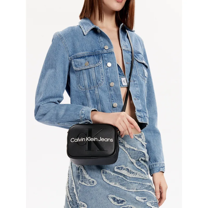 Τσάντα Calvin Klein Jeans Sculpted Camera Bag18 Mono K60K610275 Μαύρο