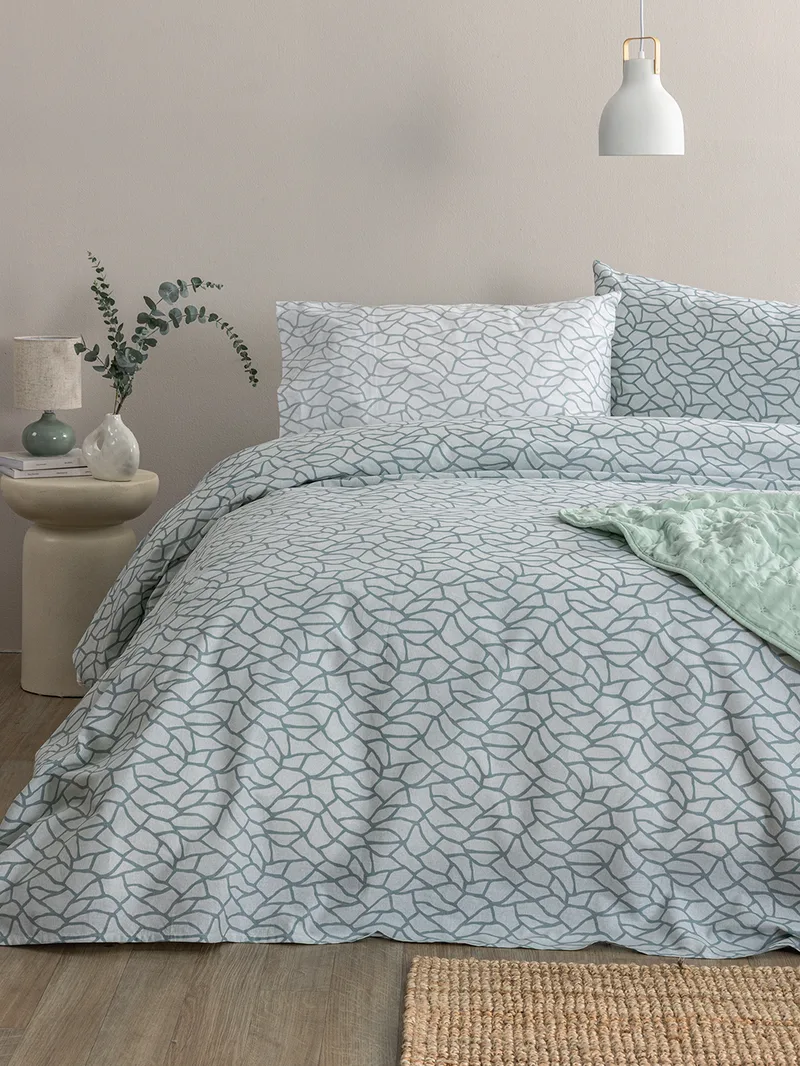 Σετ Μονά Σεντόνια Fashion Life 170x260 FL6296 Με Λάστιχο - Palamaiki