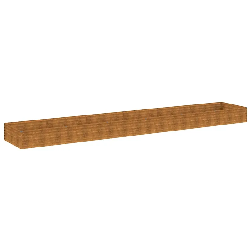 vidaXL Ζαρντινιέρα 579 x 100 x 36 εκ. από Ατσάλι Σκληρυθέν στον Αέρα