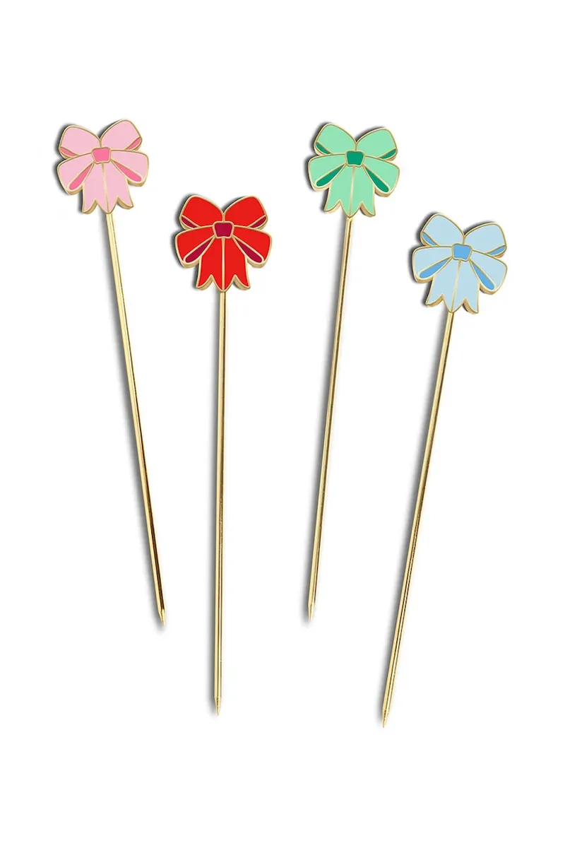 Αναδευτήρες κοκτέιλ Octaevo Coquette 11,5 x 2 cm 4-pack