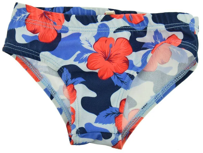 ΜΑΓΙΟ ΜΙΝΙ BENETTON FLORAL ΜΠΛΕ (82CM)-(12-18 ΜΗΝΩΝ)