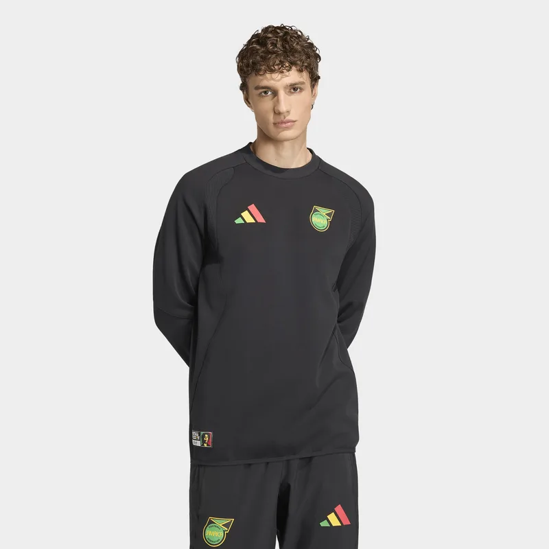 adidas M Jamaica X Bob Marley Tiro Tech Crew Sw (9000274354_1469)