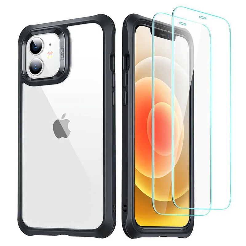 ESR iPhone 12 mini Alliance 360 Case with 2 Tempered Glasses Black (4894240121658)