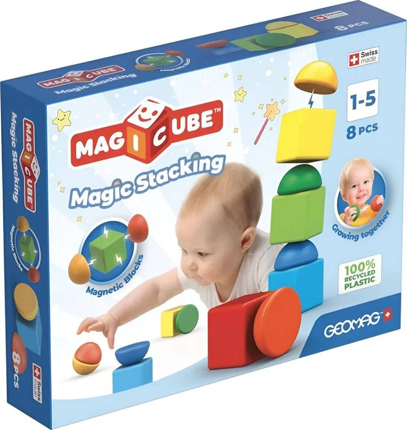 ΜΑΓΝΗΤΙΚΕΣ ΣΦΑΙΡΕΣ GEOMAG MAGICUBE STACKING BLOCKS 8 (061)