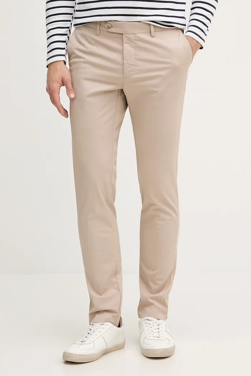 Hackett London Παντελόνι slim fit ανδρικό από βαμβάκι με ελαστάν