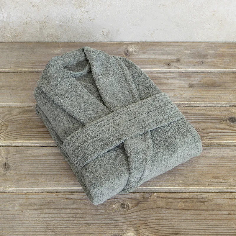 Μπουρνούζι Με Γιακά Nima Asana Rock Green