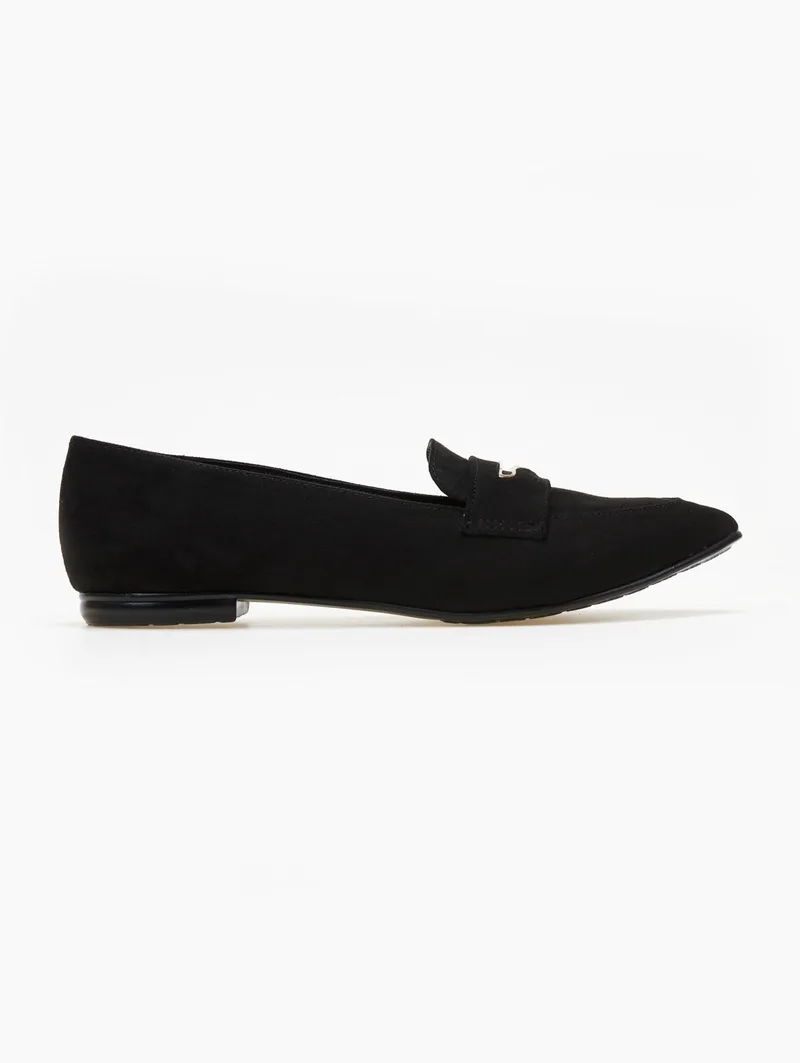 Estil Ballerinas Pointed Suede - 232 - Black
