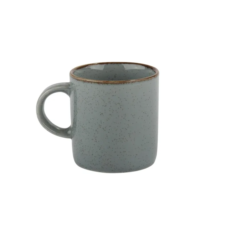 Φλυτζάνι Καφέ Πορσελάνης 110ml Blue-Brown Lima Kutahya KXJN01730P01 (Σετ 2 Τεμάχια) (Υλικό: Πορσελάνη, Χρώμα: Μπλε) - KUTAHYA PORSELEN - KXJN01730P01