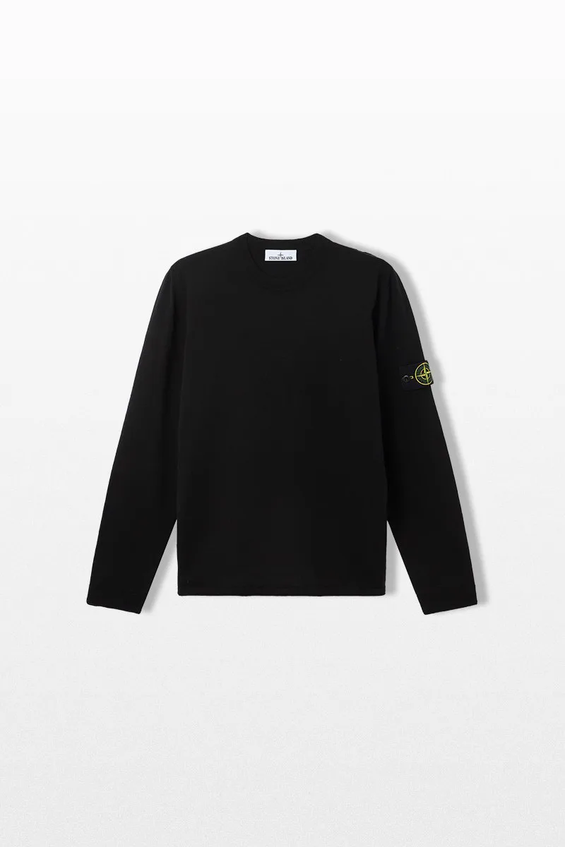 STONE ISLAND Ανδρικό Μαύρο Knit Crewneck Jumper