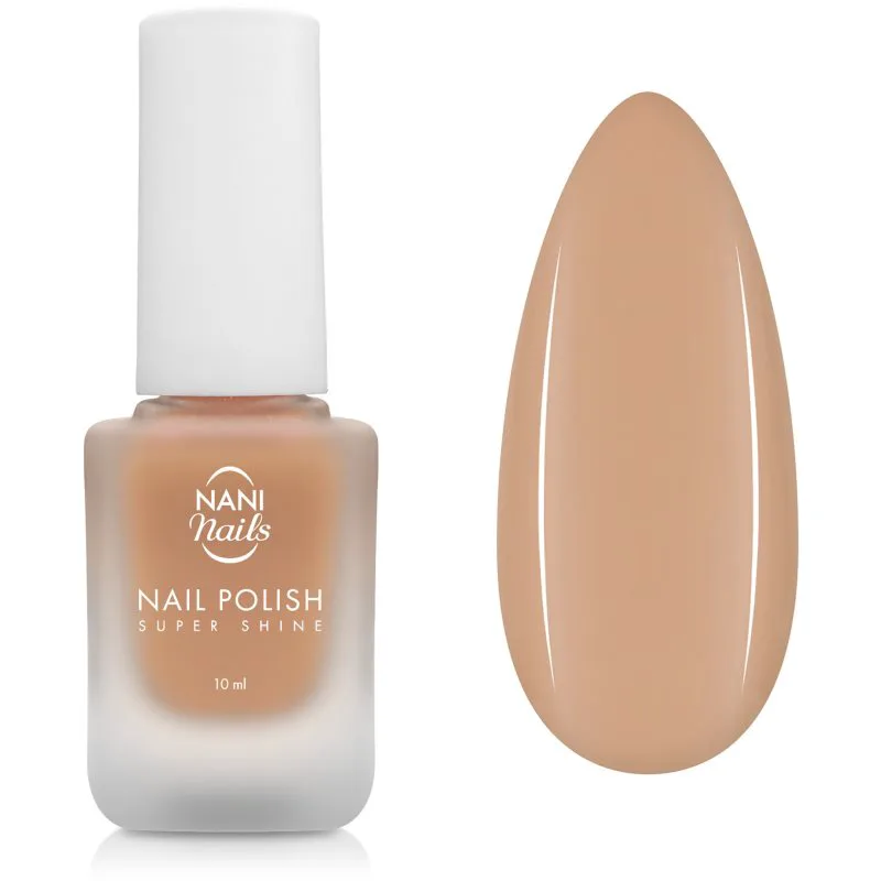 NaniNails NANI Super Shine βερνίκι νυχιών μακράς διαρκείας απόχρωση Apricot Whisper 10 ml