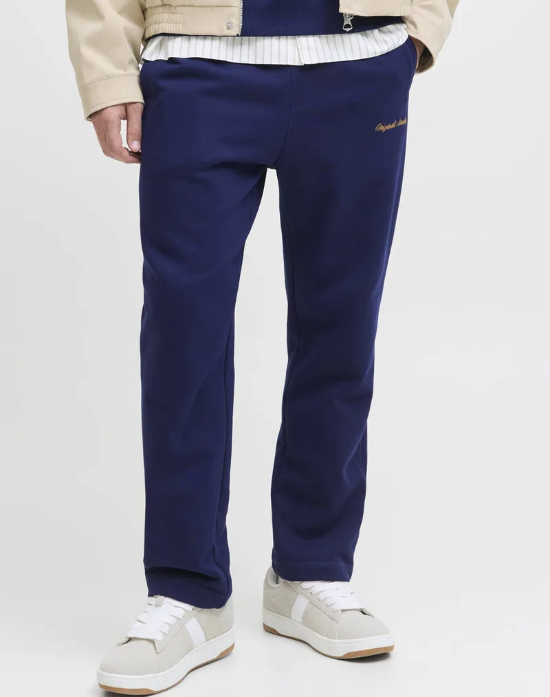 JACK&JONES JPSTKANE NORREBRO SWEAT PANTS NOOS 12282553-Ocean Cavern DarkBlue
