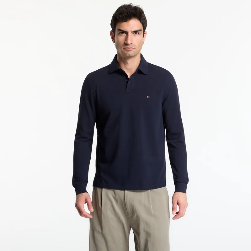 T-shirt Tommy Hilfiger 1985 Regular Ls Polo Tee Desert Sky L