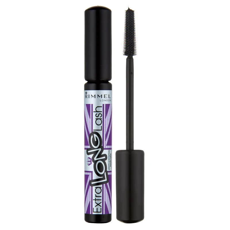 Rimmel Extra Long Lash μάσκαρα για επιμήκυνση και διαχωρισμό των βλεφαρίδων απόχρωση 003 Extreme Black 8 ml