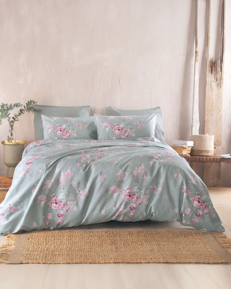 Ζεύγος μαξιλαροθήκες (50Χ70) SPRINGTIME GREEN, RYTHMOS HOME