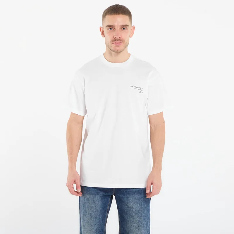T-shirt Carhartt WIP S/S Garble T-Shirt UNISEX White M
