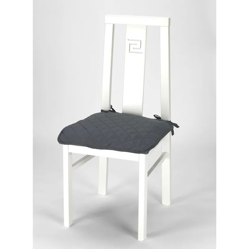 Σετ (6 Τμχ) Καλύμματα-Καπάκια Καρέκλας Universal Quilt - C/10 Γκρι -10+ Χρώματα Διαθέσιμα-Καλύμματα Σαλονιού