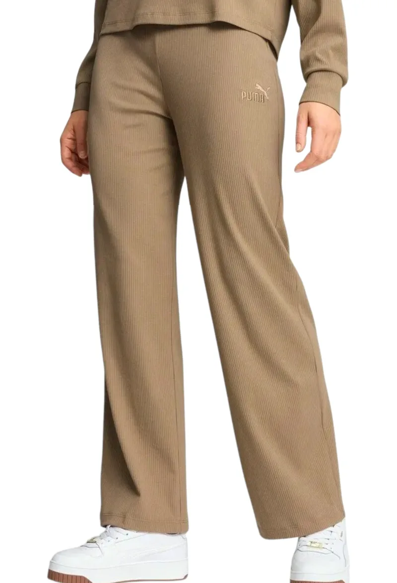 Παντελόνι Puma Ess Elevated High-Waist Straight Leg 681501-67 Γυναικείο