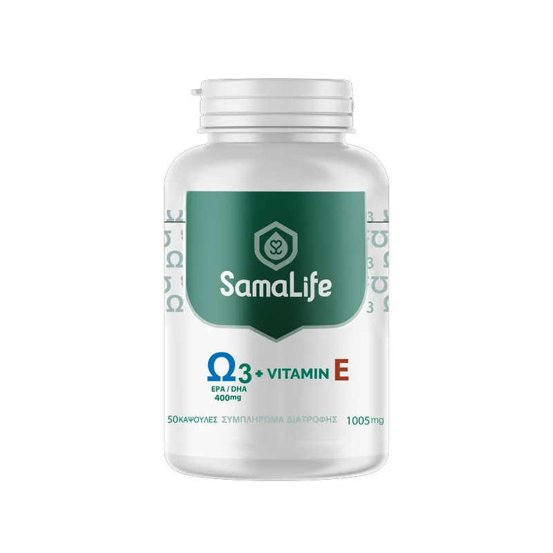 SamaLife Βιταμίνη Ω3+VITAMIN E 50 δισκία