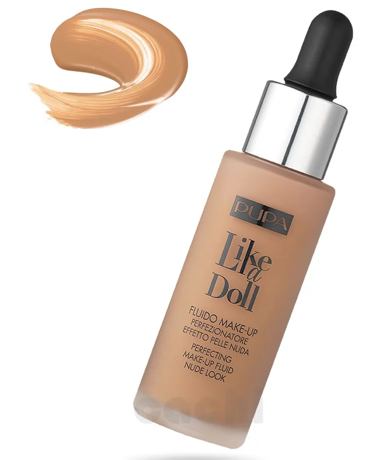 Pupa Like A Doll Perfecting Make-Up Fluid Nude Look Foundation - 050 Sand (30ml)