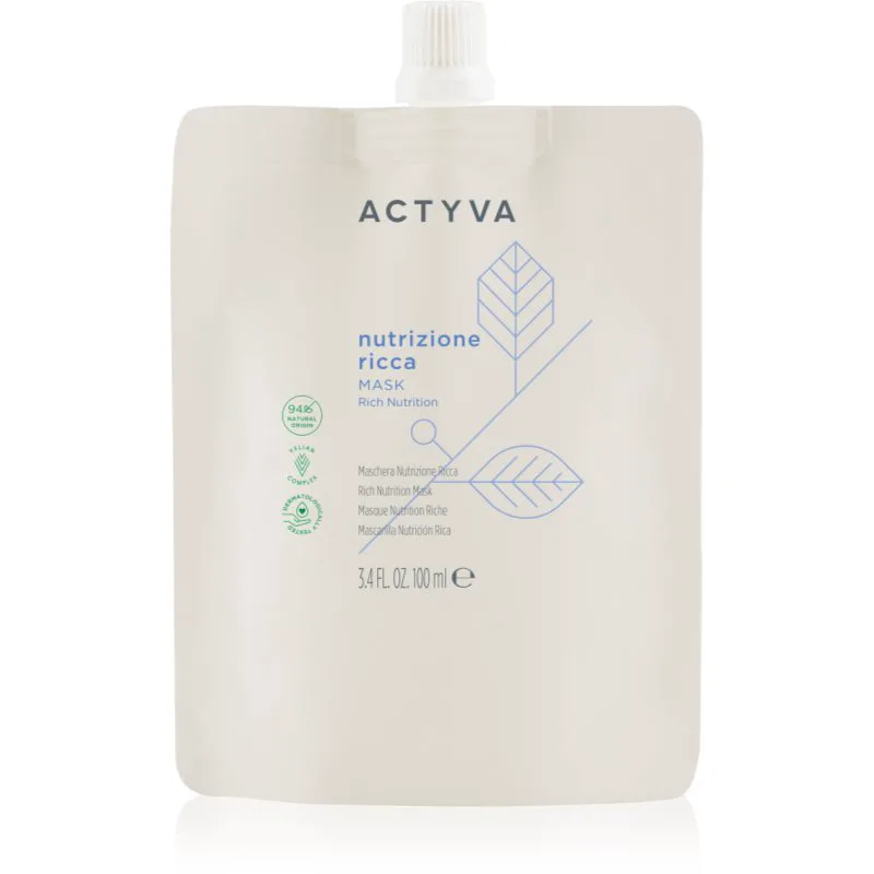 Kemon Actyva Nutrizone Ricca εντατική μάσκα για πολύ ξηρά μαλλιά 100 ml