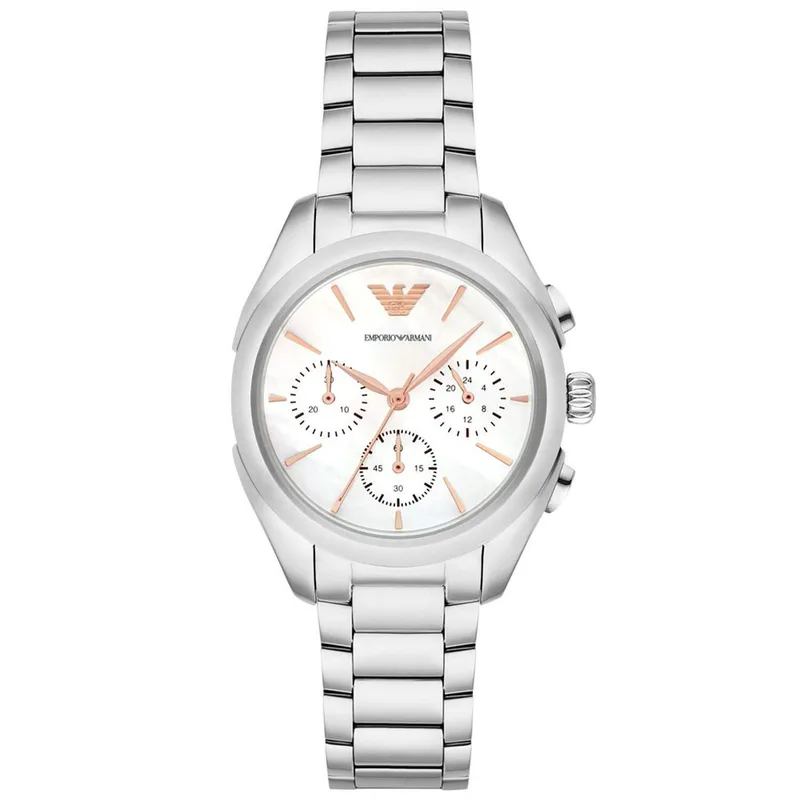 EMPORIO ARMANI Valeria Stainless Steel Chronograph AR11050