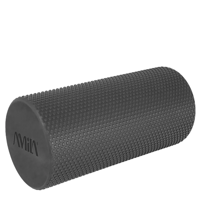 Amila Foam Roller Pro Φ15x30cm Μαύρο