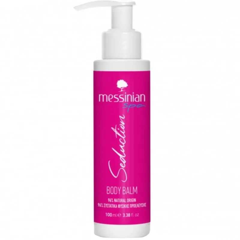 Messinian Spa Seduction Body Balm Ενυδατικό Γαλάκτωμα Σώματος για Απαλότητα, Θρέψη & Φρεσκάδα με Φρουτώδες & Λουλουδένιο Άρωμα 100ml