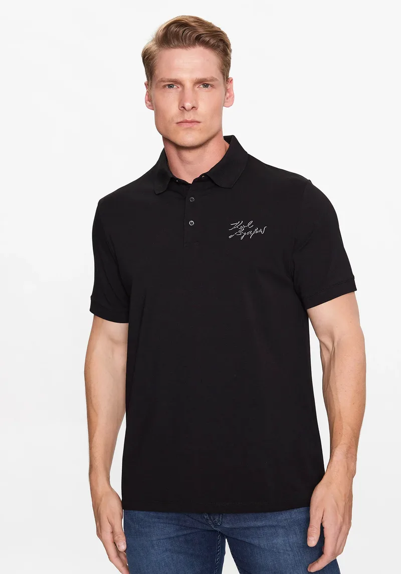 Karl Lagerfeld Polo Μπλούζα της σειράς Polo - 745019 532221 990 Black